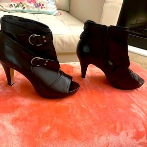 Vintage platform booties